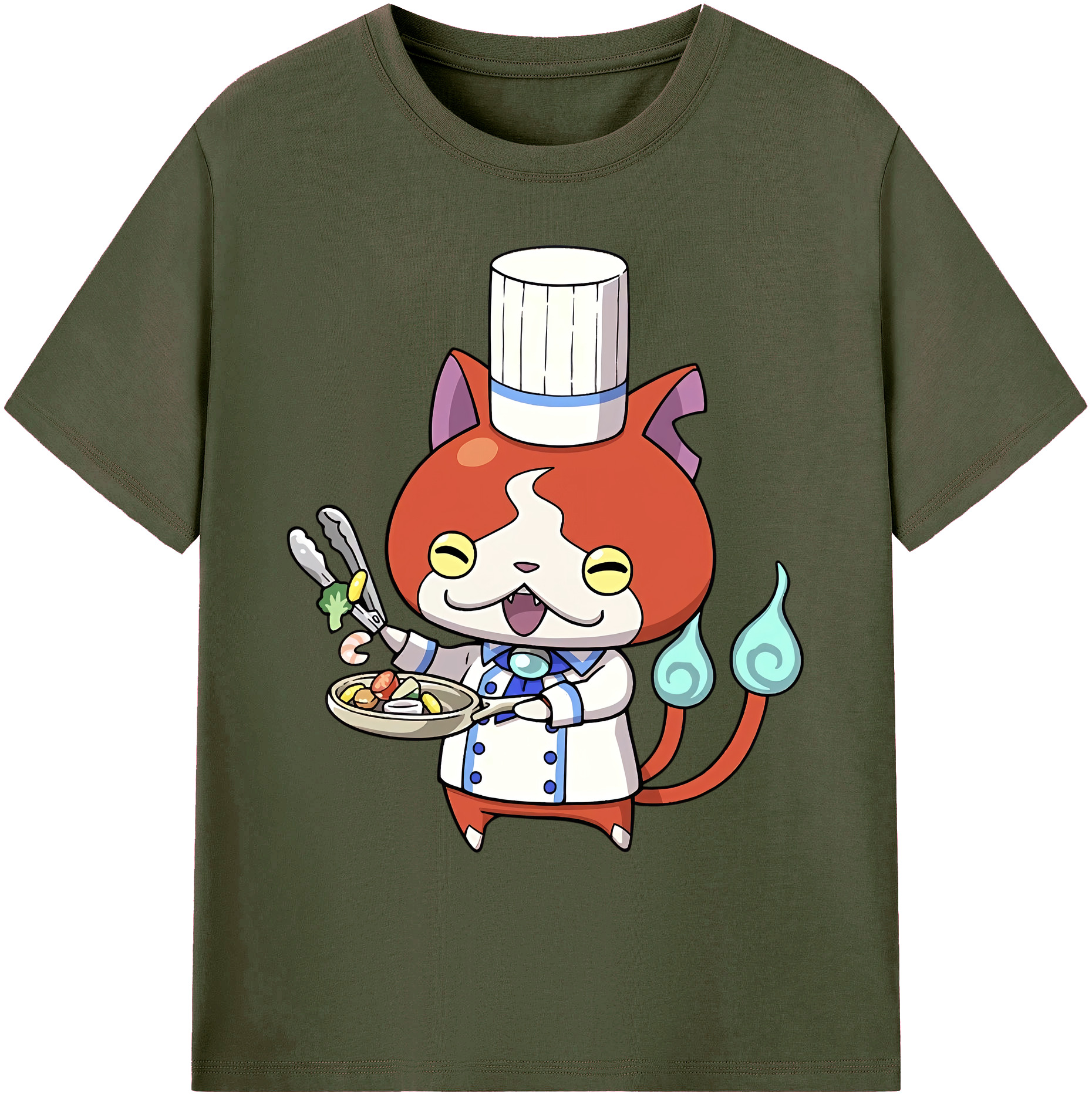 （画像用） 妖怪ウォッチ Yo-kai Watch 綿100％ メンズ半袖Tシャツ｜肌触りやわらか＆通気性
